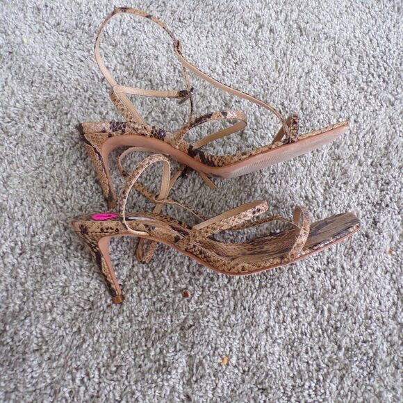 schutz ameena snakeskin heels 7 - Picture 11 of 12